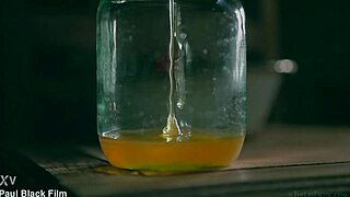 honey and paul black explore kinky erotic art with toys in cinema masturbation