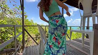 Caught Fucking! Anal By The Sea, Public Blowjob, Amateur Compilation