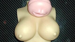 trio kissy and dolly blowjob anal sex cum on tits