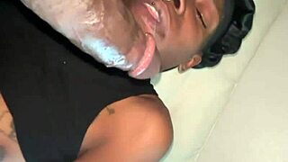 Imagine That Big Black Cock Teasing Her Face