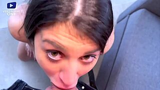 Young Brunette Squirts And Floods The Floor