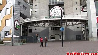 Hey, watch this inked goth spoil an Amsterdam tourist