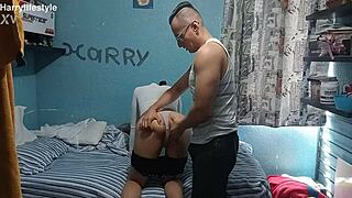 have you ever had your cock shaken by a big ass in this homemade amateur video