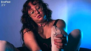 Can You Resist The Tempting Smell Of My Dirty Nylons In Close-Up Fetish Action?