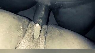omg, phat ass ebony step sister squirting while riding black cock 😍