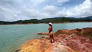 i'm in this vacation cabin with my partner, having anal sex and masturbating