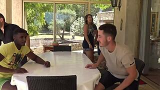 Lexie, the 29-year-old skinny brunette, takes four guys in a european gangbang. Want to see her assfucked?