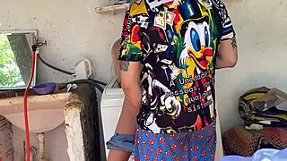 Mother-In-Law Offers Ass Outdoors