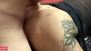 married woman feels excited calling friend for cock beating