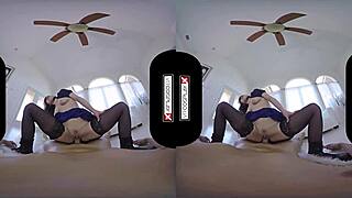 I enjoy bioshock cosplay girl getting rough in vr