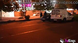 Valen Pink intensely fucks fans in street sex