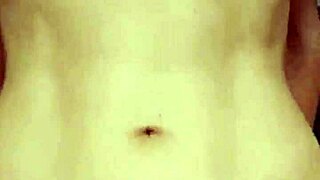 European MILF with shaved pussy rides cock in cowgirl