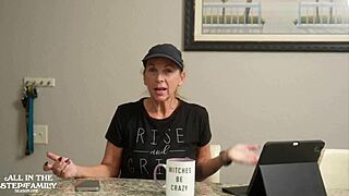 Step Mom Caught in Shower Sucks Junior's Massive Cock!