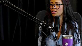 Brazilian morena Alice Vasconcelos shows off her tasty blowjob skills. Her sexy boobs and pussy shine in public sheer red!