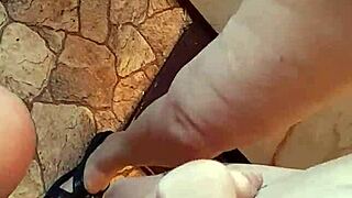 THREE GIRLFRIENDS MASTURBATE IN THE KITCHEN IN THE HOSTEL CLOSE-UP!