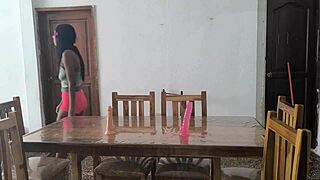 Hot Mexicans Masturbate Pussies On Table In Neighborhood