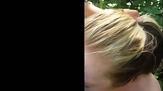 Watch this cute Tinder girl give an outdoor blowjob in POV.