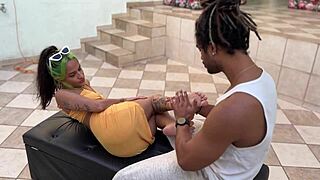 Boyfriend Fucks My Feet Until He Cums