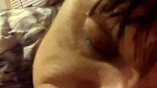 teenie shows off her skills with a monster cock for a new year thrill.