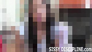 Femdom commands dressing like a girl in fetish session