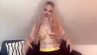Blowjob Goddess Dances With Huge Belly In Fetish Domination
