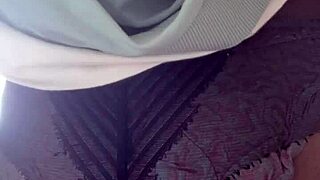 elza kom teases in nylon tights for fetish fans