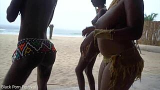 Wow, 3 African Witches Dance Wild For Rain Ritual!