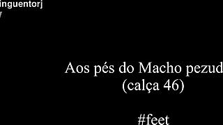 Sweaty guy from street with sweaty feet 😅