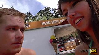 Arrogant Czech Teen Fucked All Slits In Public Pickup!