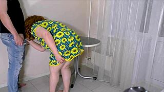 experienced stepmom lifts stepsons cock and spreads her bbw ass for anal 😏