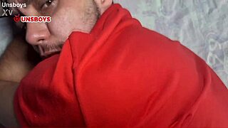 Brazilian Transsexual Blows Big Cocks in Bedroom.