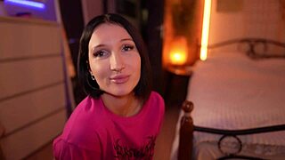 Step-daughter begs step-dad, help my throat with cock!