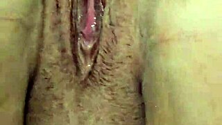 wife bends over for creampie