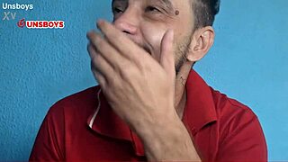 Brazilian Transsexual Blows Big Cocks in Bedroom.