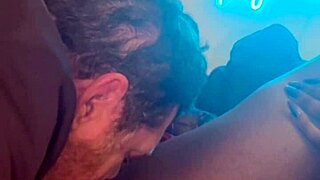 Amateur ebony gets her pussy licked and fucked at home 😍