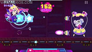 playing muse dash with glimmer geat inori on hard