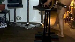 Naked WORKOUT With My Personal TRAINER In Homemade Setting