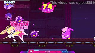 playing muse dash with glimmer geat inori on hard