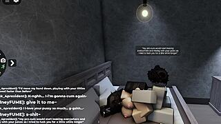 Roblox Cum-Loving Slut Gets Soaked