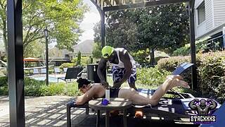 stacxxxs: hawaiian angel's pool day fun