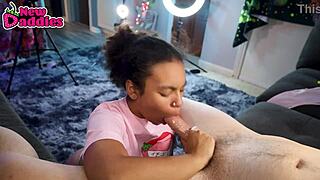 Black 28 ~ black teen gagging on bwc ~ 19