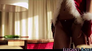 european babe in heels masturbates with classy erotic touch