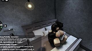 Roblox Cum-Loving Slut Gets Soaked