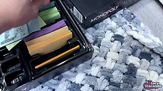 I became my stepsisters sex slave when I played the monopoly board game with her - part one.