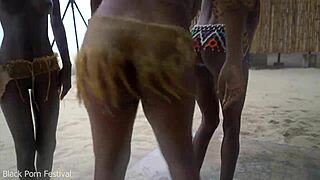 Wow, 3 African Witches Dance Wild For Rain Ritual!