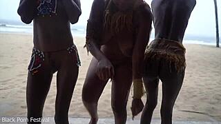 Wow, 3 African Witches Dance Wild For Rain Ritual!