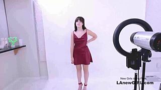 Fresh Faced Model Seduced by Producer on Casting Sofa