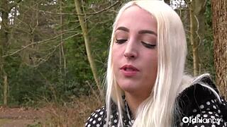 Big tit mature milf licked by blonde lesbian