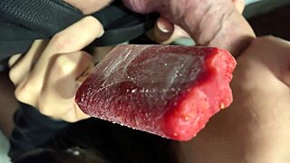 sloppy deepthroat and footjob fun