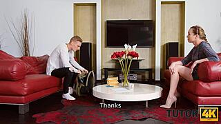 tutor4k, forget physics... this guy stretches his hot russian tutor instead! 😍